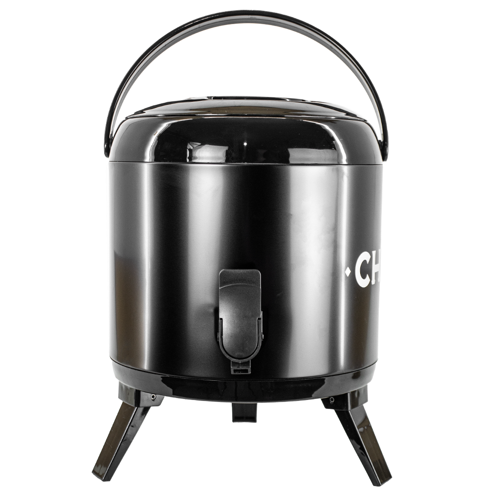 Garrafa Termica Chacal Inox Preto 5.5l Tereré Café Chimarrão Chá
