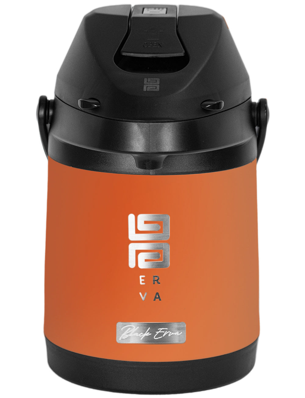 Garrafa Termica Inox 2.5l Tereré Chimarrão Black Laranja