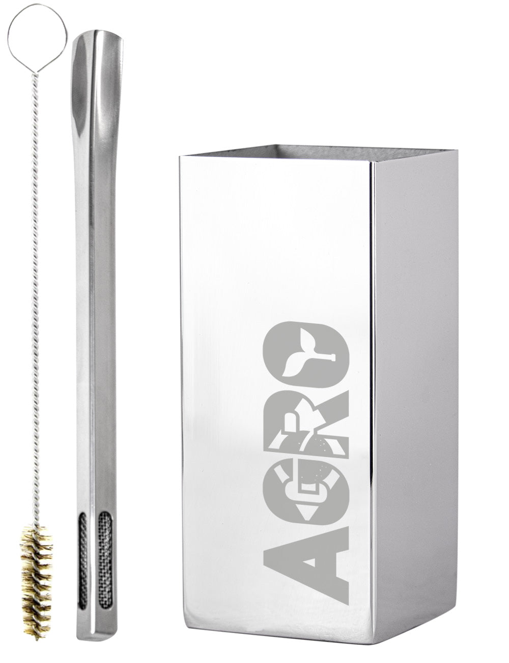 Kit Tereré Copo Cuia Premium Bomba Inox Agro Brasil