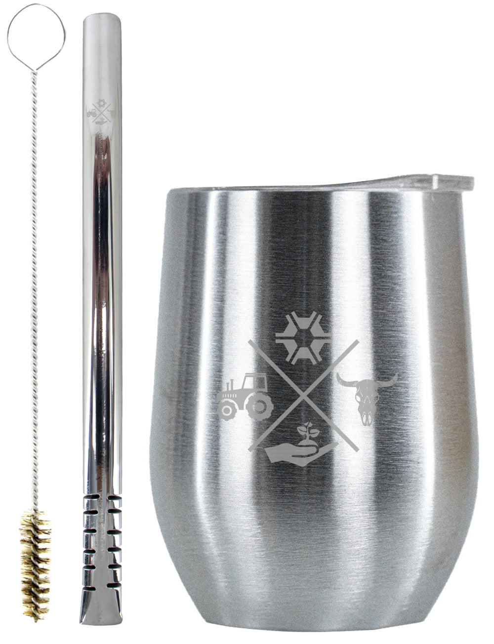 Kit Tereré Copo Cuia Premium Bomba Inox Made in Roça