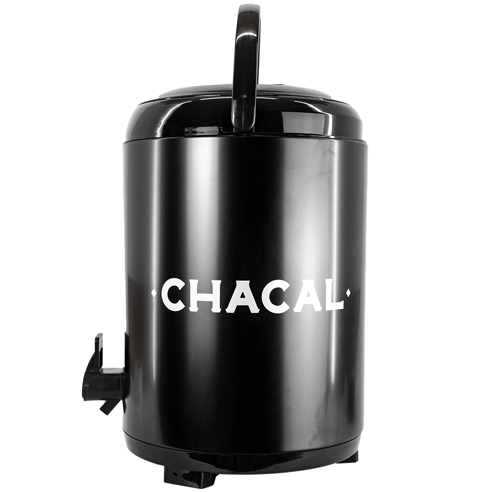 Garrafa Termica Chacal Inox Preto 9.5l Tereré Café Chimarrão Chá