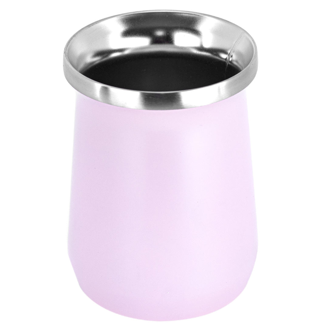Copo Cuia Tereré Térmico 100% Inox 236ml Rosa