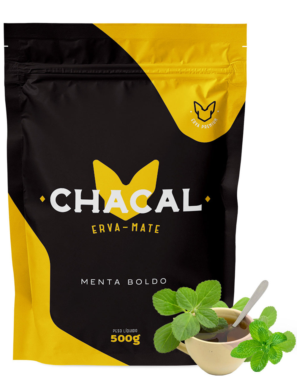 Erva Mate Tereré Chacal Premium 500g - Menta E Boldo