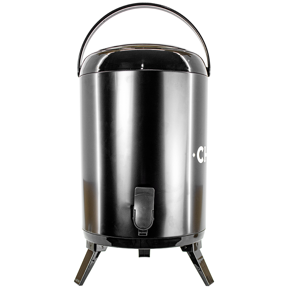 Garrafa Termica Chacal Inox Preto 9.5l Tereré Café Chimarrão Chá