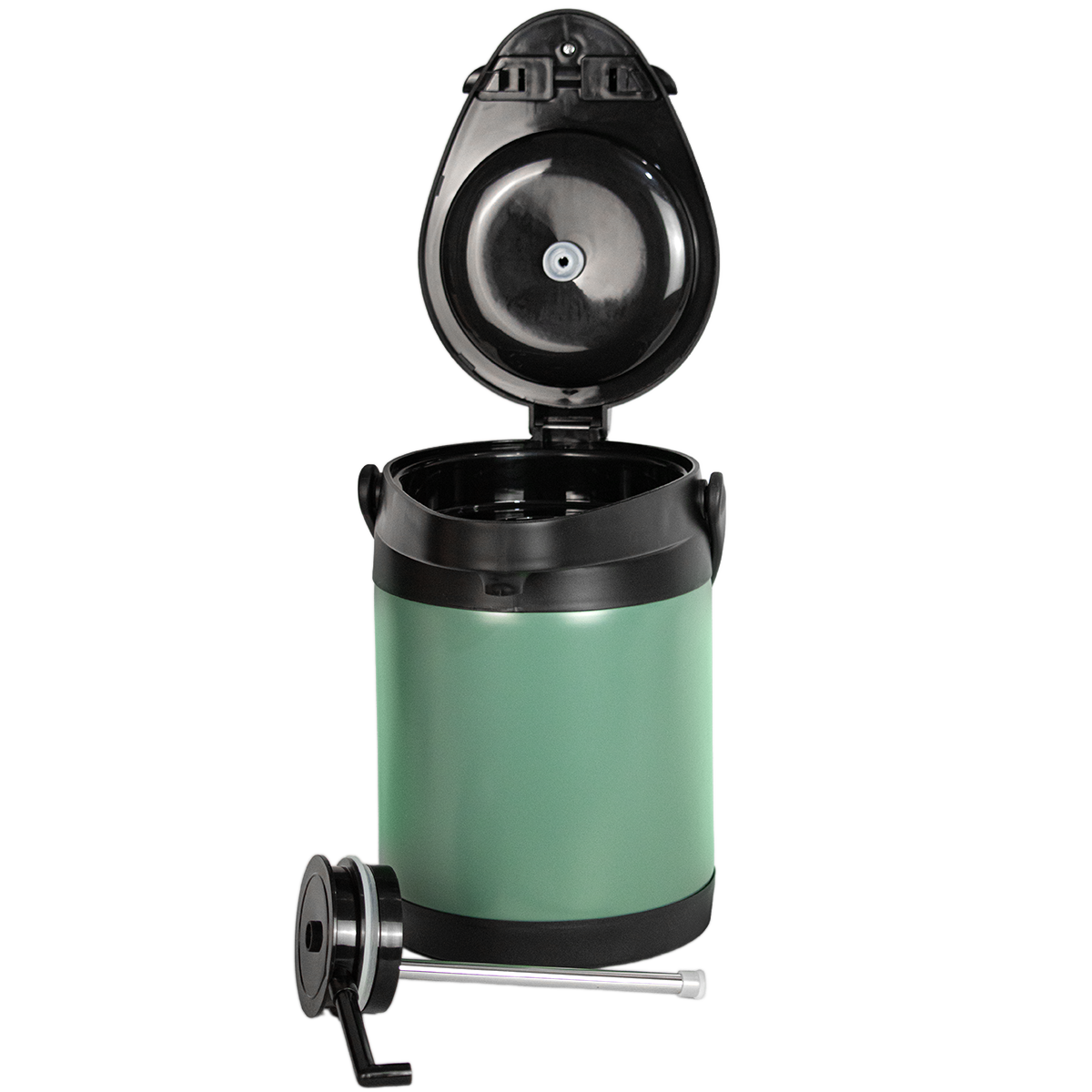 Garrafa Termica Luxx Inox Verde 2.5l Tereré Café Chimarrão Chá