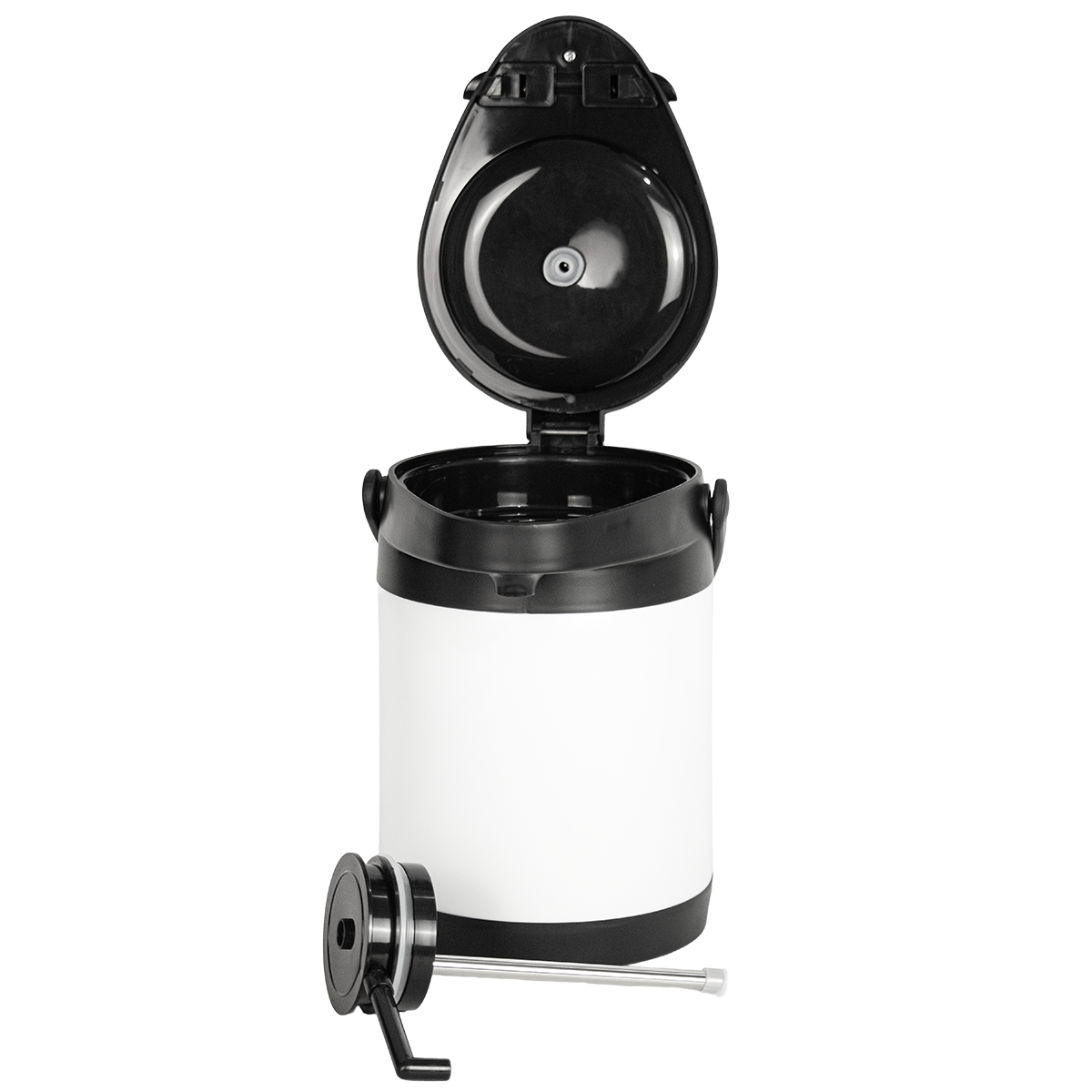 Garrafa Termica Luxx Inox Branco 2.5l Tereré Café Chimarrão Chá