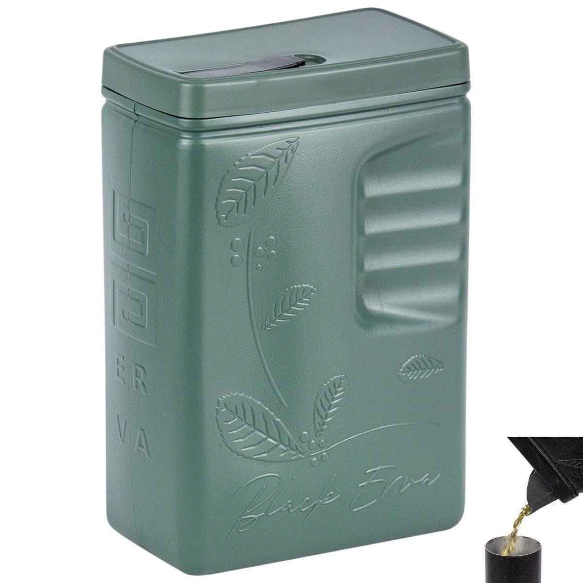 Porta Erva Tereré Black Erva 500g Verde