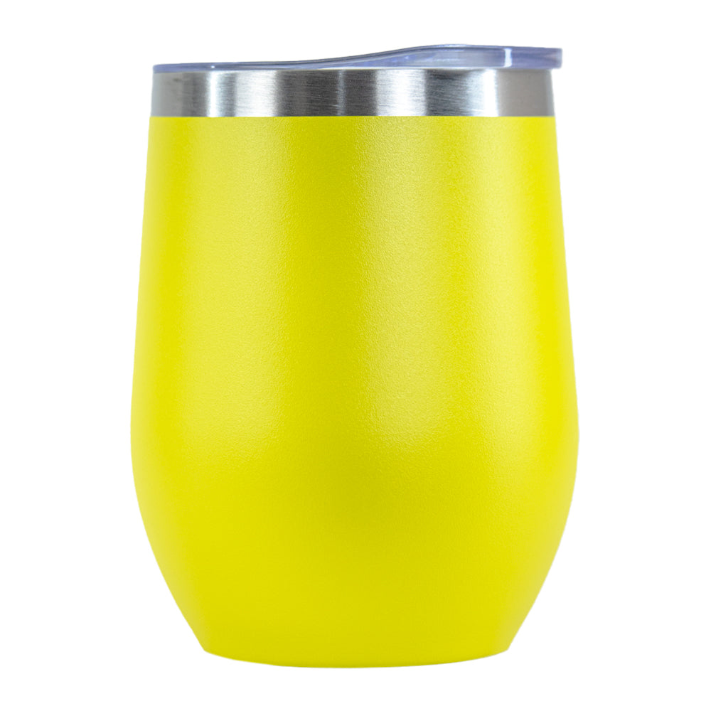 Copo Térmico Tereré com Tampa 360ml Amarelo