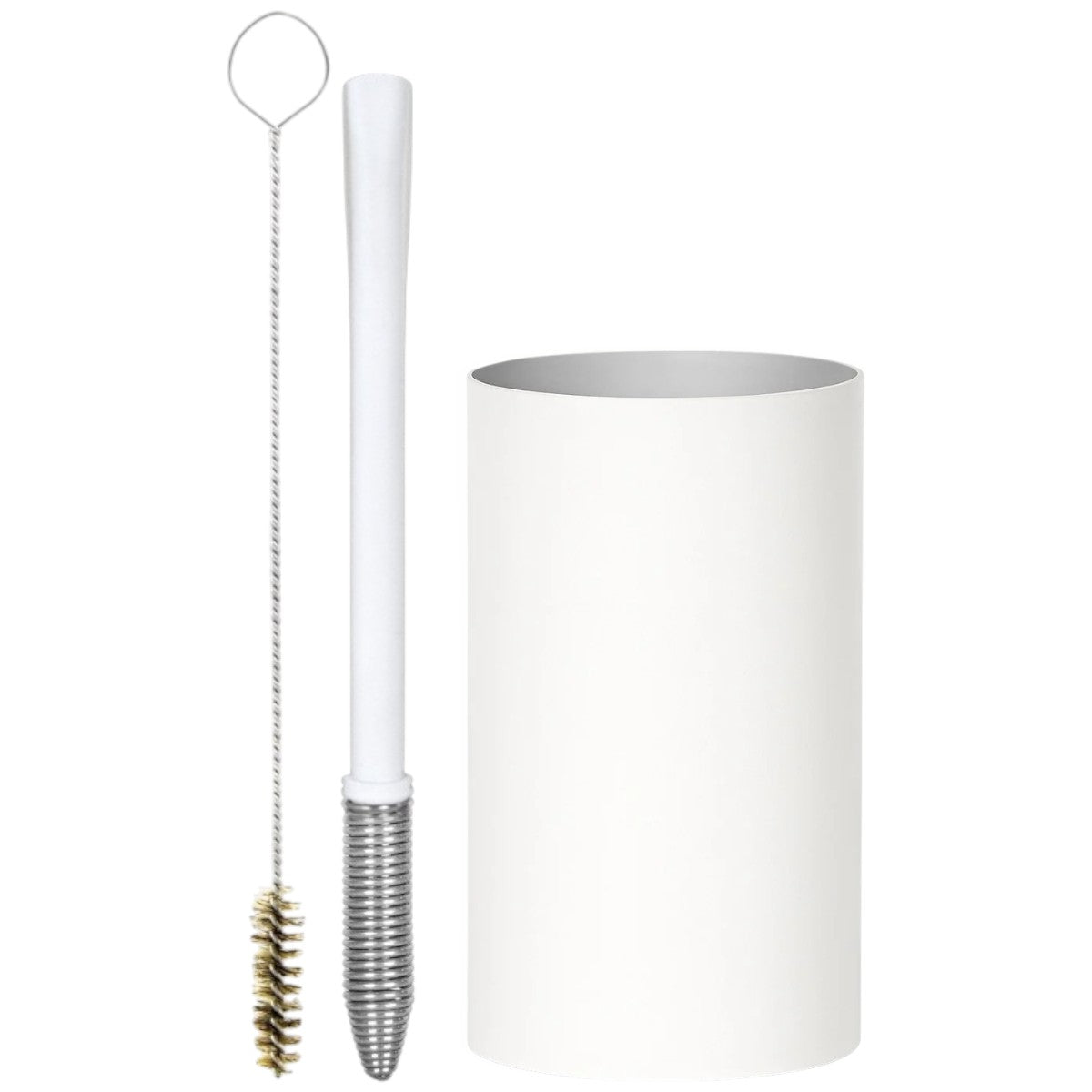 Kit Bomba Mola Conica e Copo Redondo Terere Aço Inox - Escolha a Cor