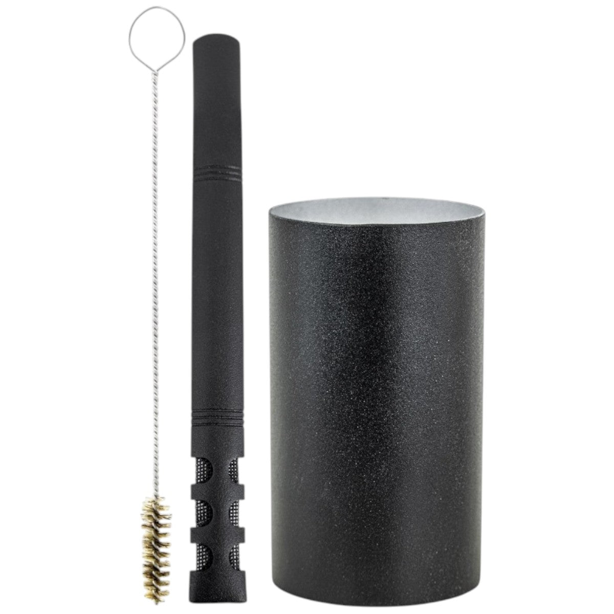 Kit Bomba V6 e Copo Redondo Terere Aço Inox - Escolha a Cor