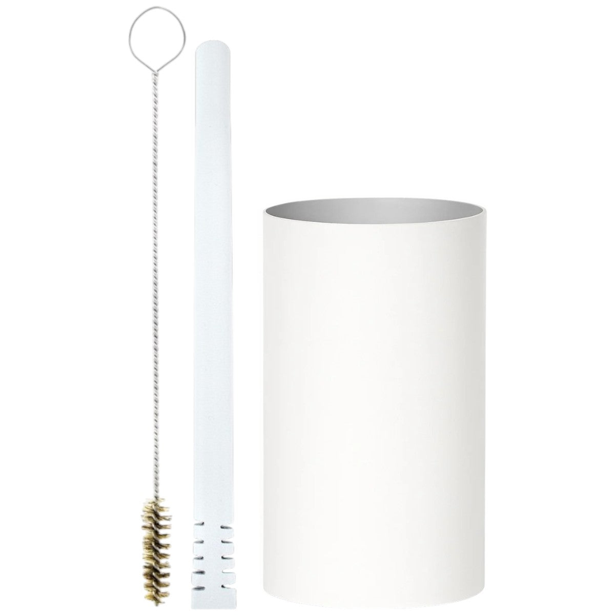 Kit Bomba Filete e Copo Redondo Terere Aço Inox - Escolha a Cor
