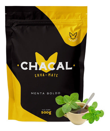 Erva Mate Tereré Chacal Premium 500g - Menta E Boldo