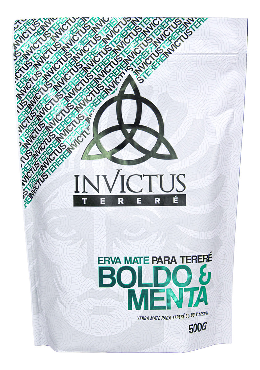 Erva Mate Tereré Invictus Premium 500g Boldo e Menta