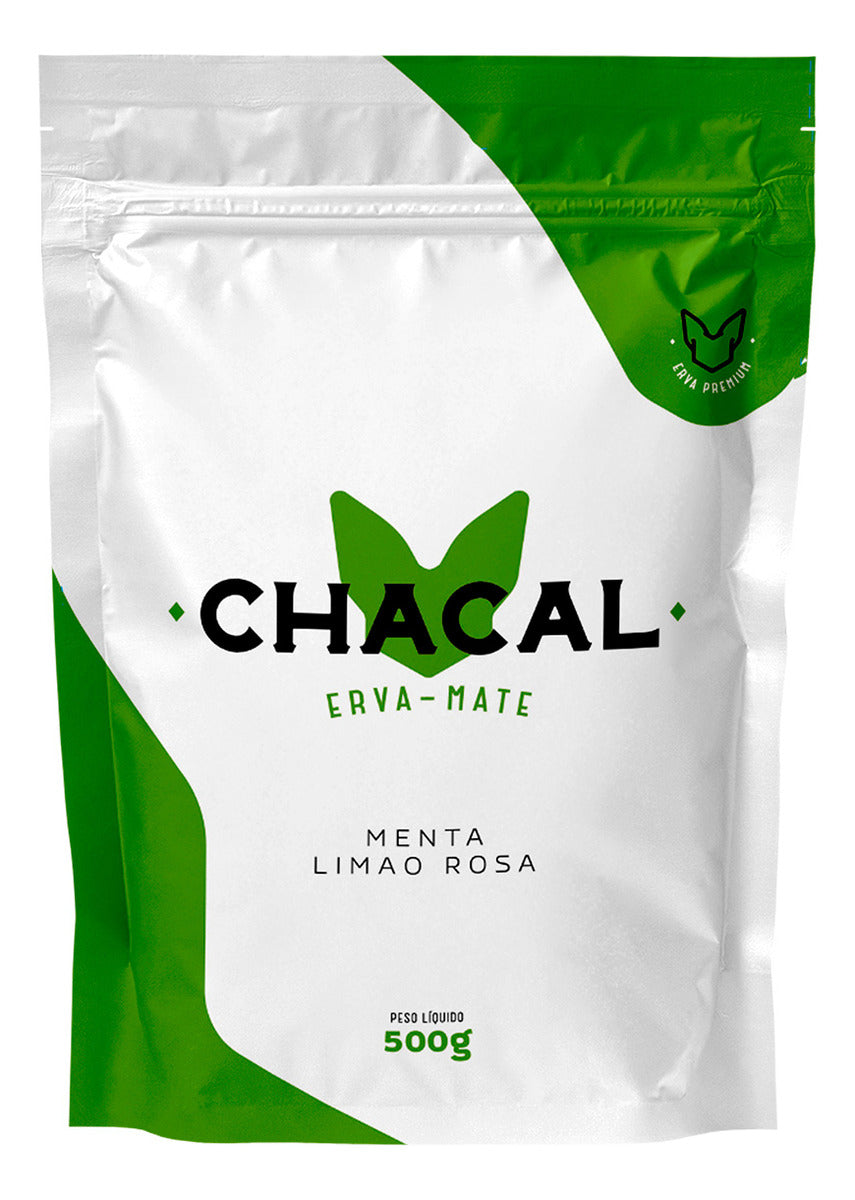 Erva Mate Tereré Chacal Premium 500g - Menta Limão Rosa