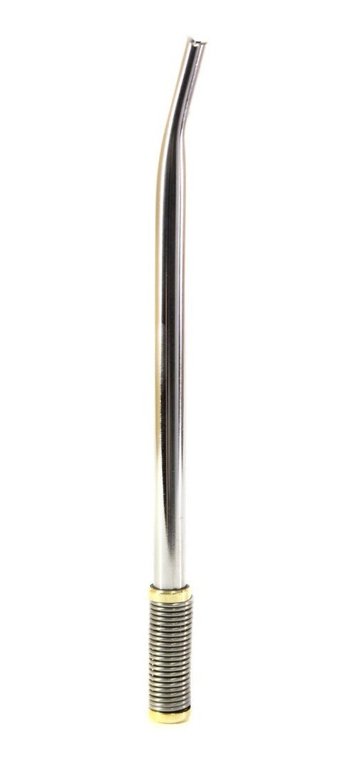 Bomba De Terere Aço Inox Lisa Gold Bojo Mola 18cm