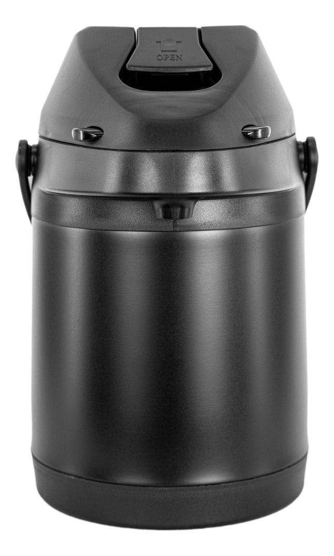 Garrafa Termica Chacal Preta Inox 2.5l Tereré Café Chimarrão Chá