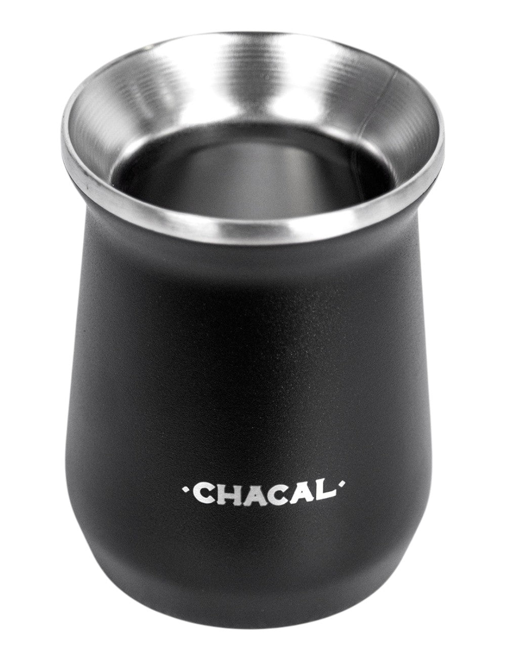 Copo Cuia Tereré Térmico 100% Inox Chacal 236ml Preto
