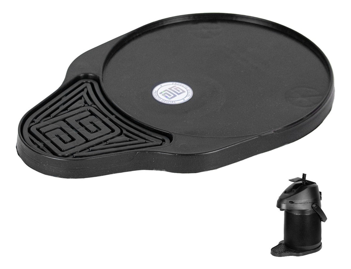 Base Pingadeira Para Garrafa Térmica Tereré 2.5l 4l 5l Preto
