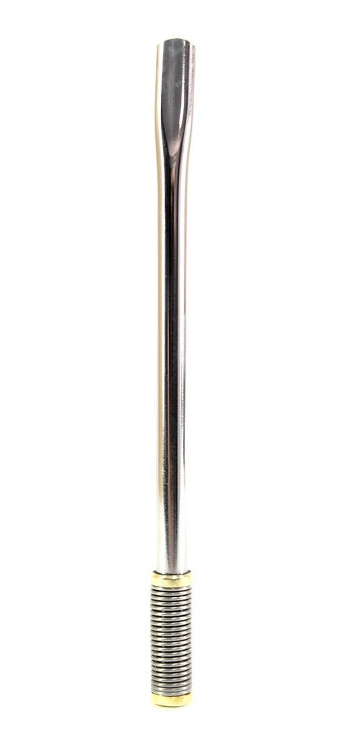 Bomba De Terere Aço Inox Lisa Gold Bojo Mola 18cm