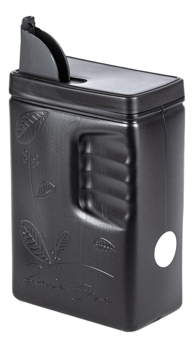 Porta Erva Tereré Black Erva 500g Preto