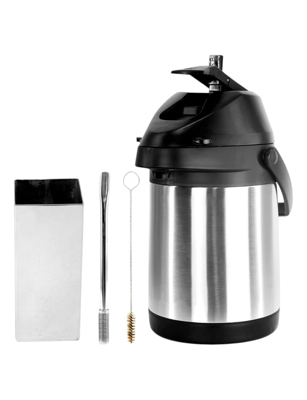 Kit Tereré Copo Quadrado Inox Bomba Inox Garrafa Termica Inox