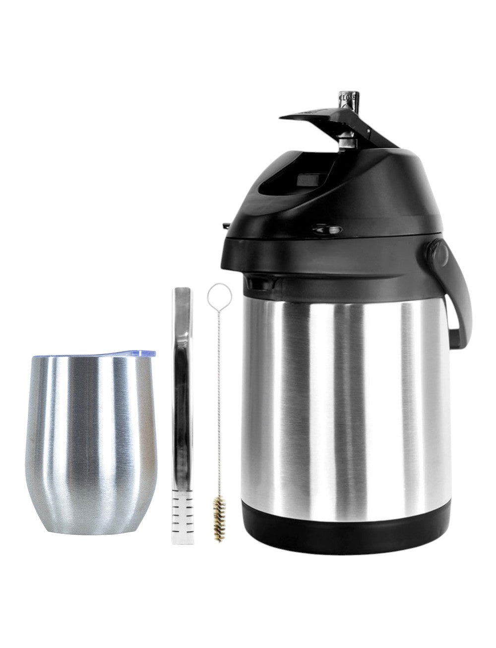 Kit Tereré Copo Termico 360ml Com Tampa Bomba Inox Garrafa Termica Inox