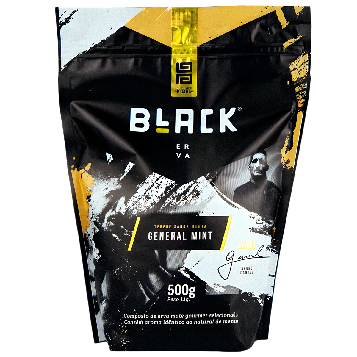 Erva Mate Tereré Black Erva Premium 500g General Mint (menta forte