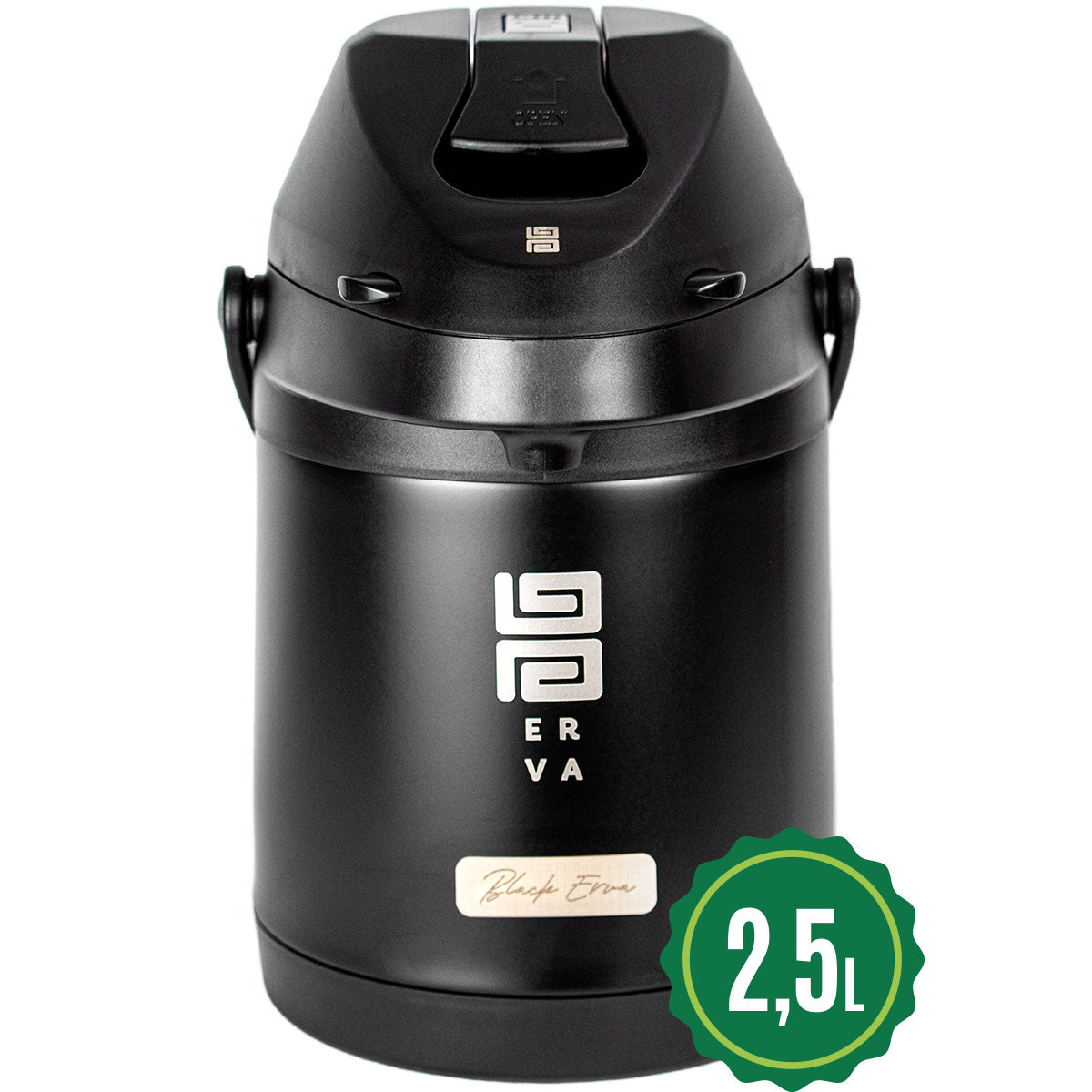 Garrafa Termica Inox 2.5l Tereré Chimarrão Black Preto