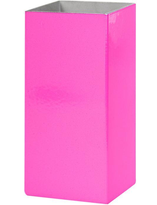 Copo Quadrado Retangular de Terere Inox Rosa Pink 250ml