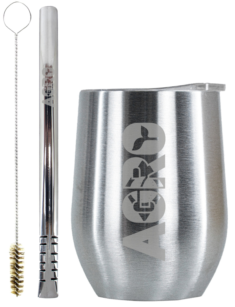 Kit Tereré Copo Cuia Premium Bomba Inox Agro Brasil