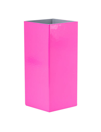 Copo Quadrado Retangular de Terere Inox Rosa Pink 250ml