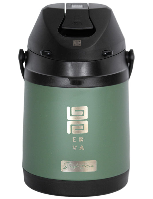 Garrafa Termica Inox 2.5l Tereré Chimarrão Black Verde