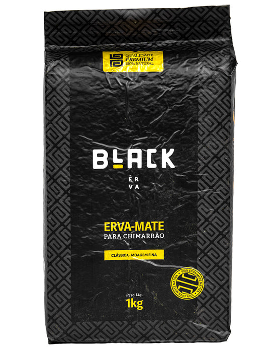 Erva Mate Para Chimarrão Black Premium 100% Natural Fina 1kg