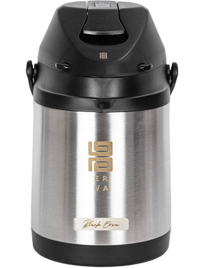 Garrafa Termica Inox 2.5l Tereré Chimarrão Black Silver
