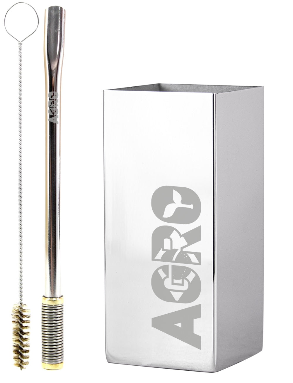 Kit Tereré Copo Cuia Premium Bomba Inox Agro Brasil