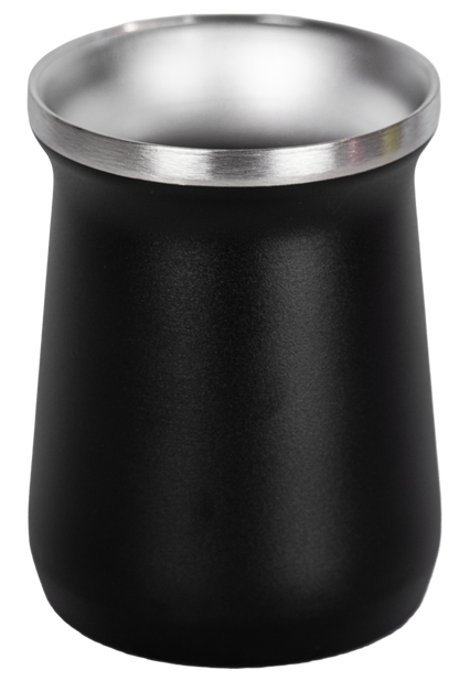 Copo Cuia Tereré Térmico 100% Inox  236ml Preto