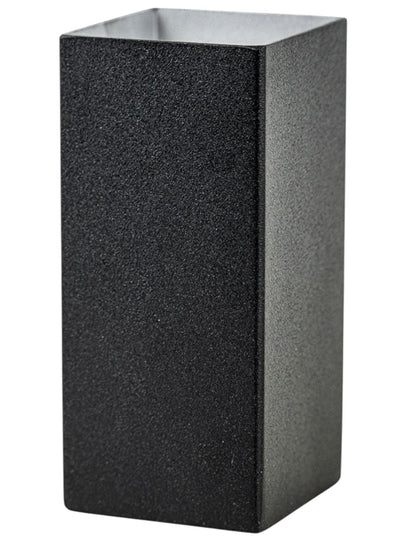 Copo Quadrado Retangular de Terere Inox Preto 250ml