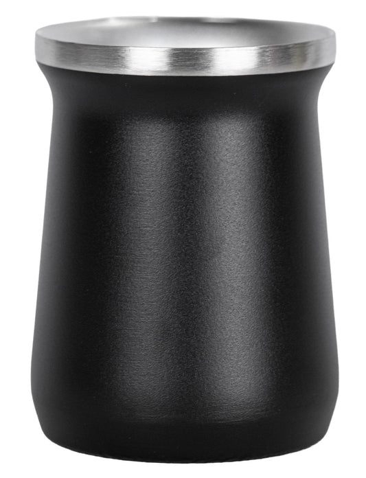 Copo Cuia Tereré Térmico 100% Inox  236ml Preto