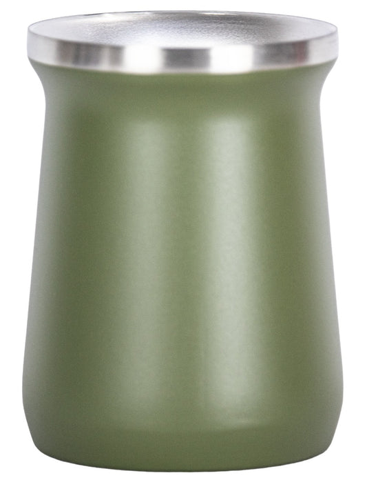 Copo Cuia Tereré Térmico 100% Inox  236ml Verde