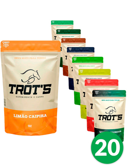 Kit 20 Ervas Mate Tereré Trots Premium 500g - Escolha os Sabores
