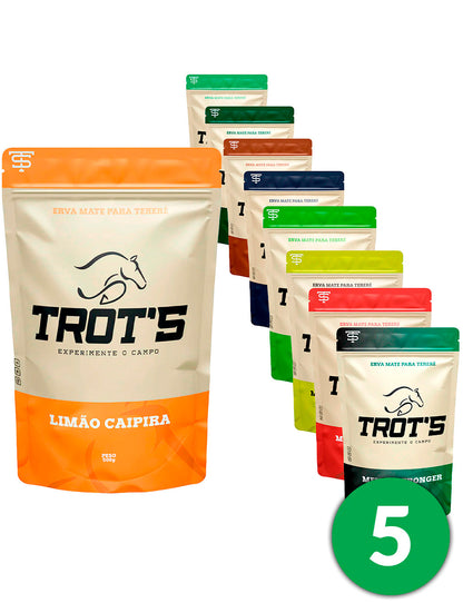 Kit 5 Ervas Mate Tereré Trots Premium 500g - Escolha os Sabores