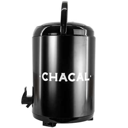 Garrafa Termica Chacal Inox Preto 9.5l Tereré Café Chimarrão Chá