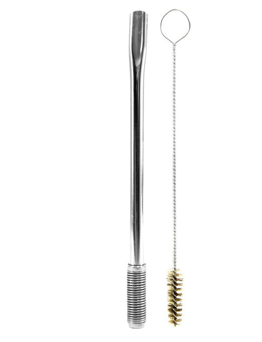 Bomba De Terere E Chimarrão 18cm Aço Inox Bojo Mola