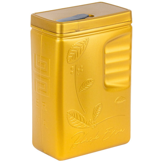 Porta Erva Tereré Black Erva 500g Dourado
