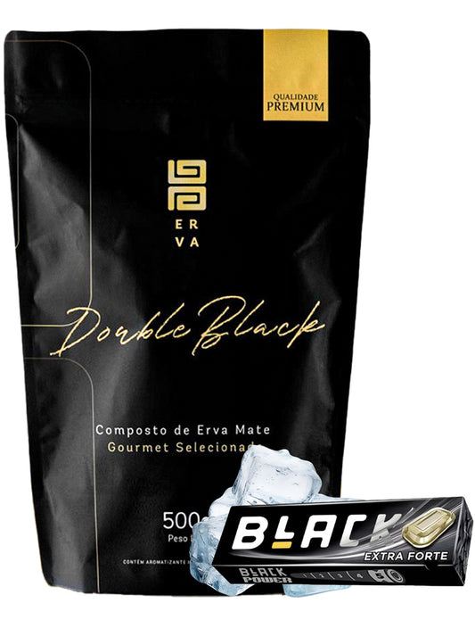 Erva Mate Tereré Black Erva Premium 500g Double Black