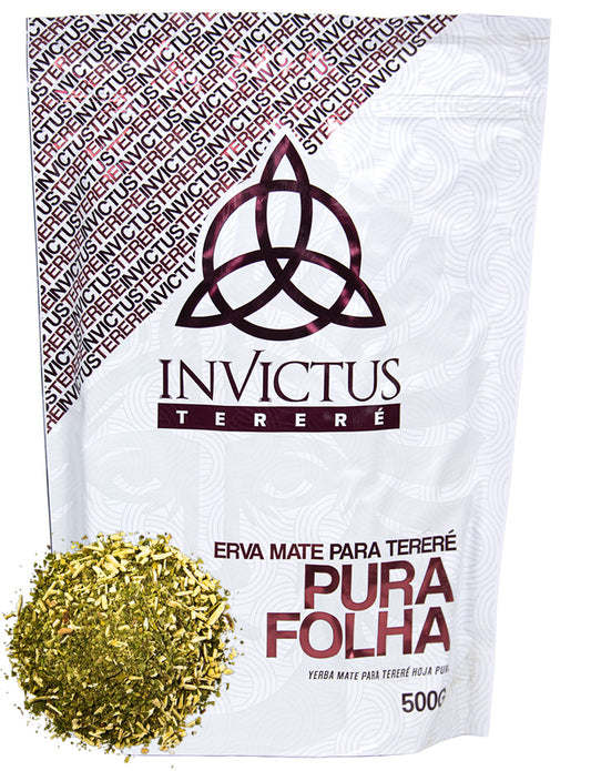 Erva Mate Tereré Invictus Premium 500g Pura Folha