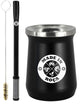 Bojo Mola Preta / Cuia Térmica Preta 300ml