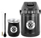 Preta 2.5l / Cuia Alumínio Preta / Tradicional Preta
