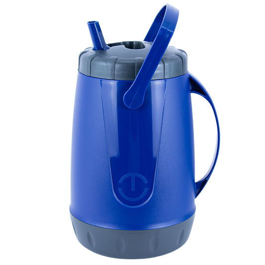 Garrafa Termica Plastica Unitermi Azul 2.5l Tereré Café Chimarrão Chá