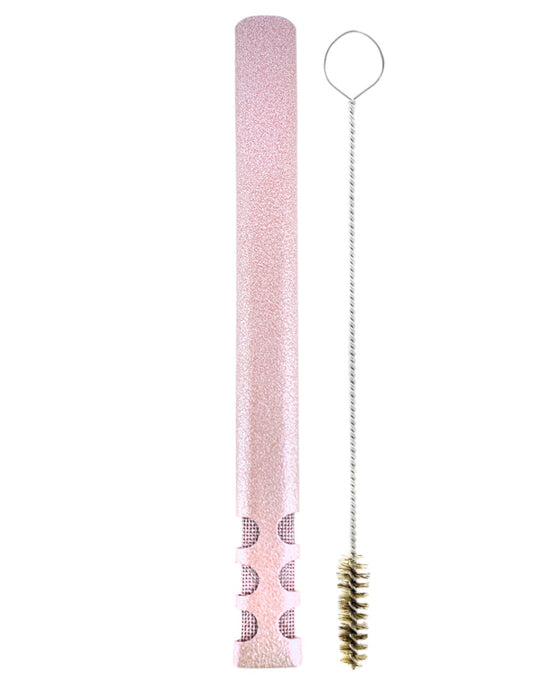 Bomba De Terere 19cm Aço Inox Lisa v6 Rose